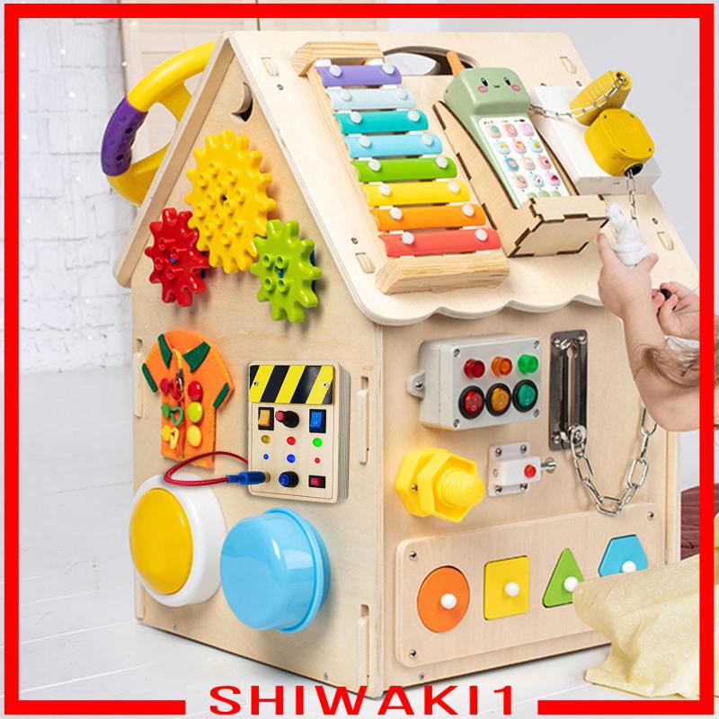Bảng Đồ Chơi Bằng Gỗ Ánh Sáng Theo Phương Pháp Montessori Cho Bé Mới Biết Đi