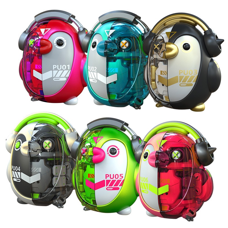 Mecha Pupu Đồ Chơi Con Rối Hình Chim Cánh Cụt QQ Cơ Bản Dễ Thương Hợp Thời Trang