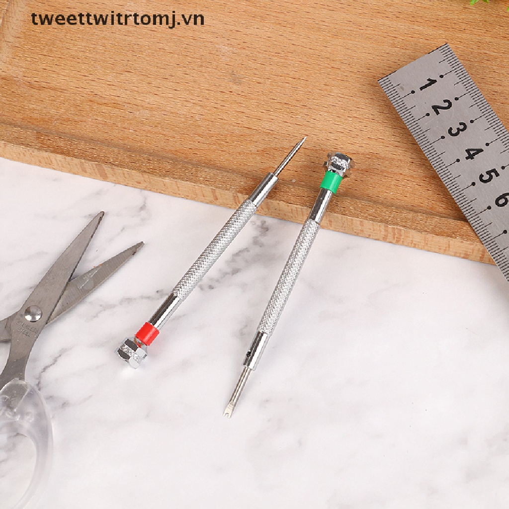 1 Tua Vít 2.0MM 2.5MM Hình Chữ U Bằng Thép Không Gỉ Dùng Sửa Chữa Đồng Hồ