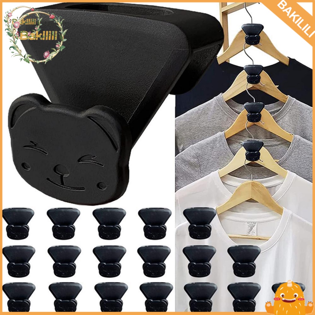 Set 8 Móc Treo Quần Áo / Áo Khoác / Áo Sơ Mi Dễ Lắp Đặt