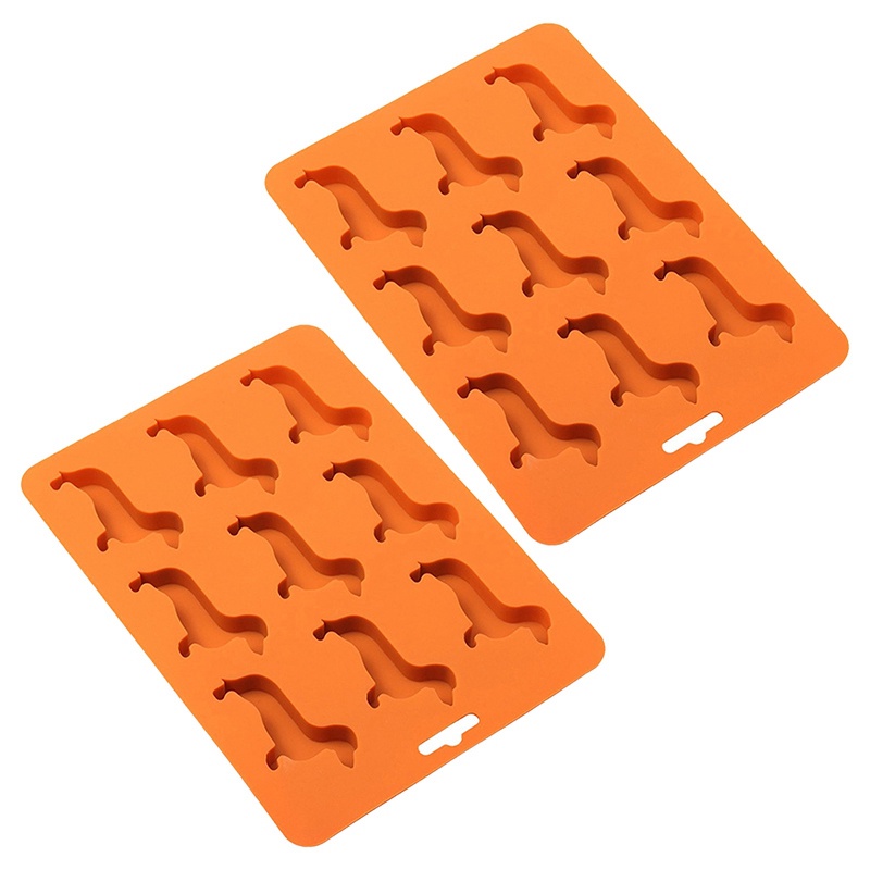 Khuôn Silicone Làm Bánh / Xà Phòng / Đá / Sô Cô La Hình Khúc Xương 9 Lỗ Tiện Dụng