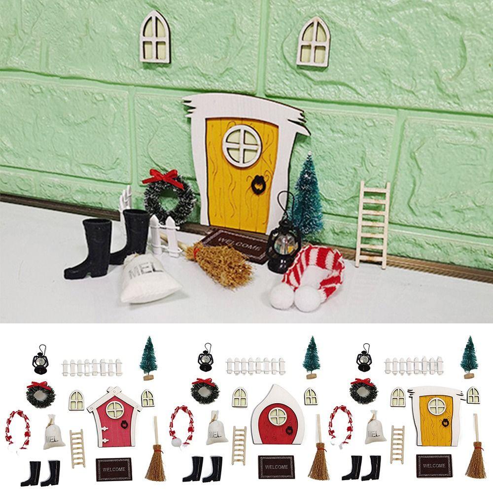 CHOOKEY Bộ 6 Mô Hình Nội Thất Nhà Búp Bê Tỉ Lệ 1 / 12 Cao Cấp