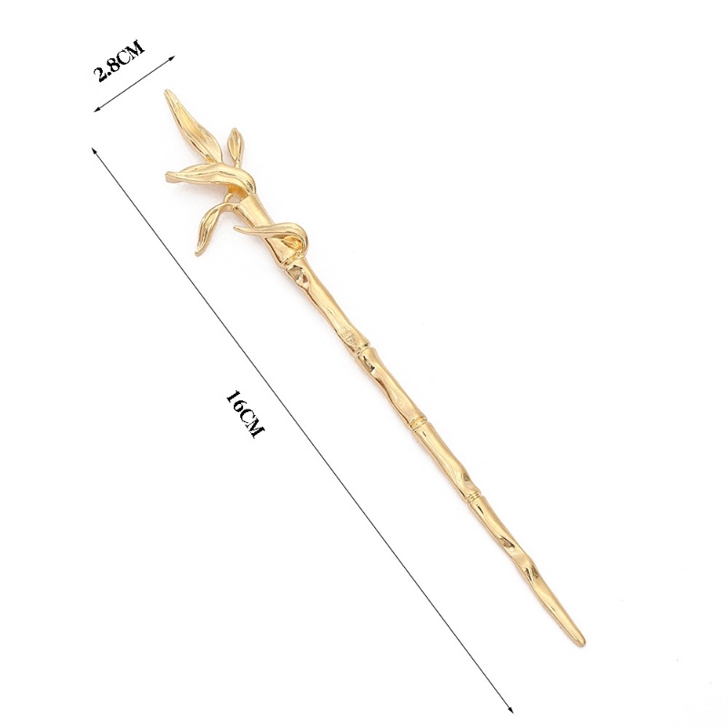 Trâm Cài Tóc Hình Cành Cây Bằng Kim Loại Phong Cách Trung Hoa Cổ Điển Cho Nữ