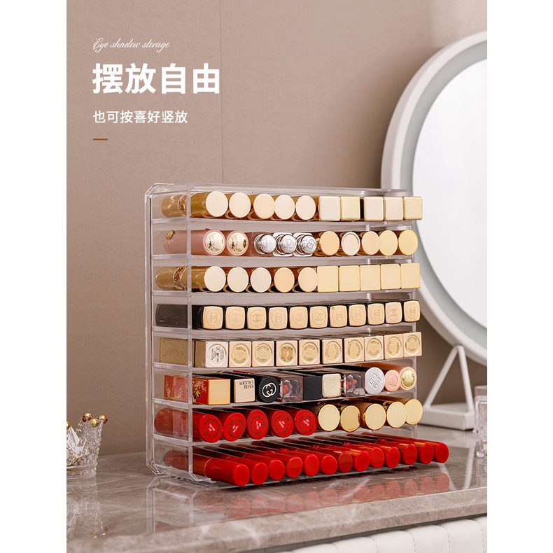 Son Môi Mỹ Phẩm Tách Hộp Đựng Phấn Mắt Khay Đựng Phấn Mắt Blush Rack Ngăn Kéo Hộp Đựng Phấn Mắt