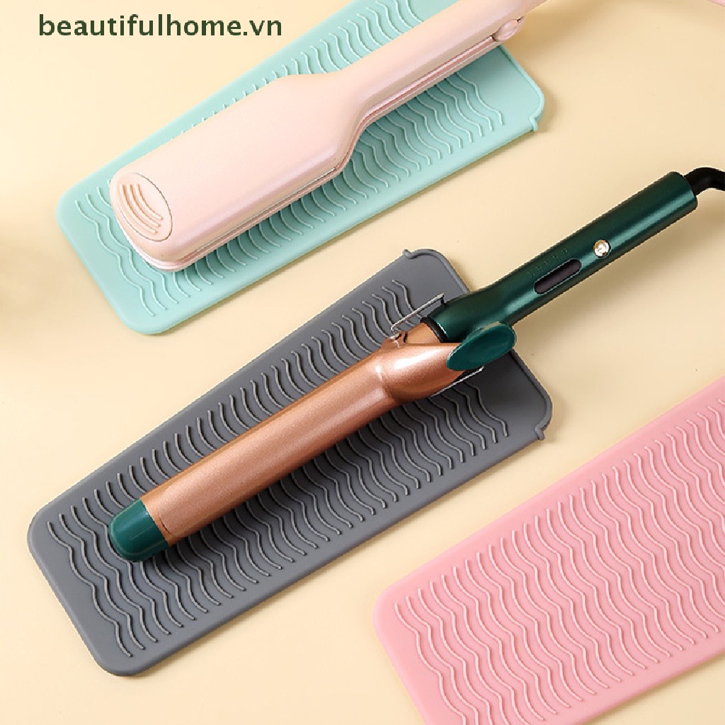 Thảm Silicone Chịu Nhiệt Hỗ Trợ Duỗi / Uốn / Duỗi Tóc Tiện Dụng