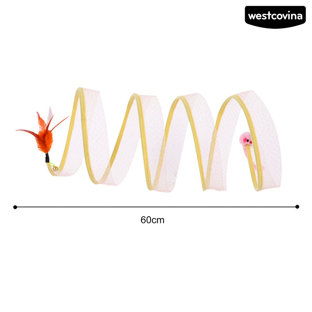 [COD]♝Đồ Chơi Đường Hầm Hình Chữ S Chống Rách Có Thể Gấp Gọn Tiện Dụng Cho Mèo Cưng