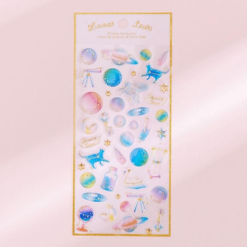 Sticker Miếng Dán Pha Lê keo dán sáng tạo trang trí nhiều hình dễ thương cute - Hally shop