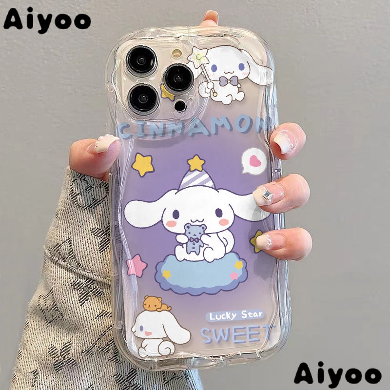 ✅Ốp Điện Thoại Mềm Trong Suốt Chống Sốc In Hình Chú Chó Cinnamon Cho iPhone 14 / 13promax 12 / 11 7 / 8p xsxr