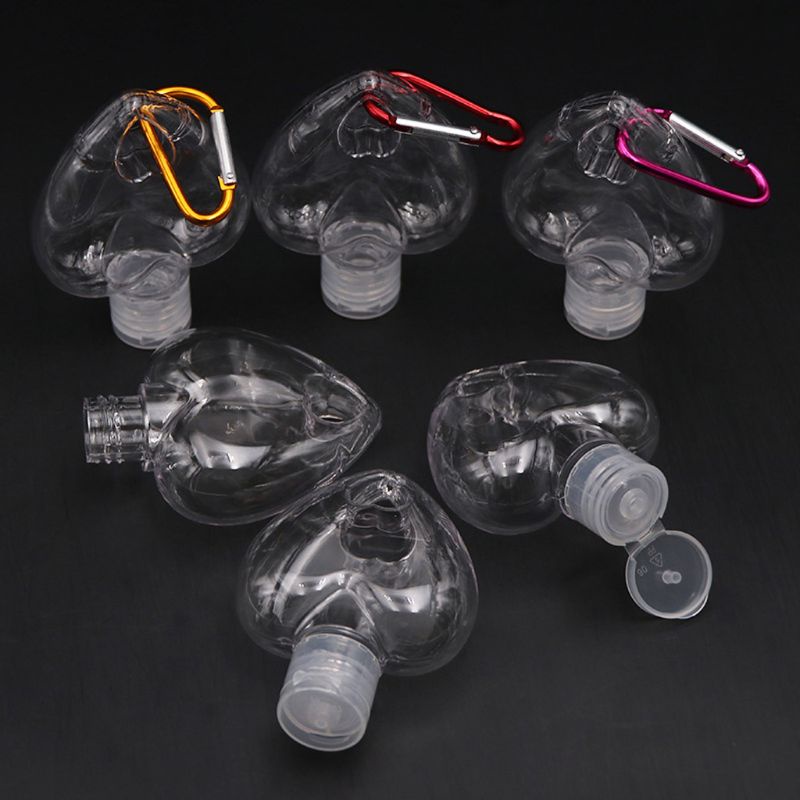 Chai Rỗng Đựng Nước Rửa Tay Dạng Bóp Mini Có Móc Khóa