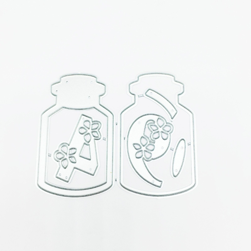 Khuôn Cắt Giấy Kim Loại Hình Chai Nước Nhỏ