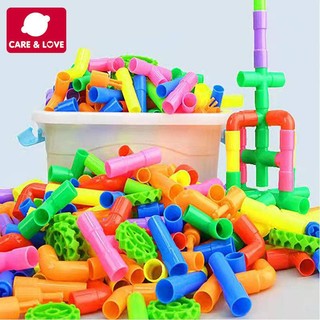 Bộ đồ chơi lắp ráp ống 190 chi tiết cho bé