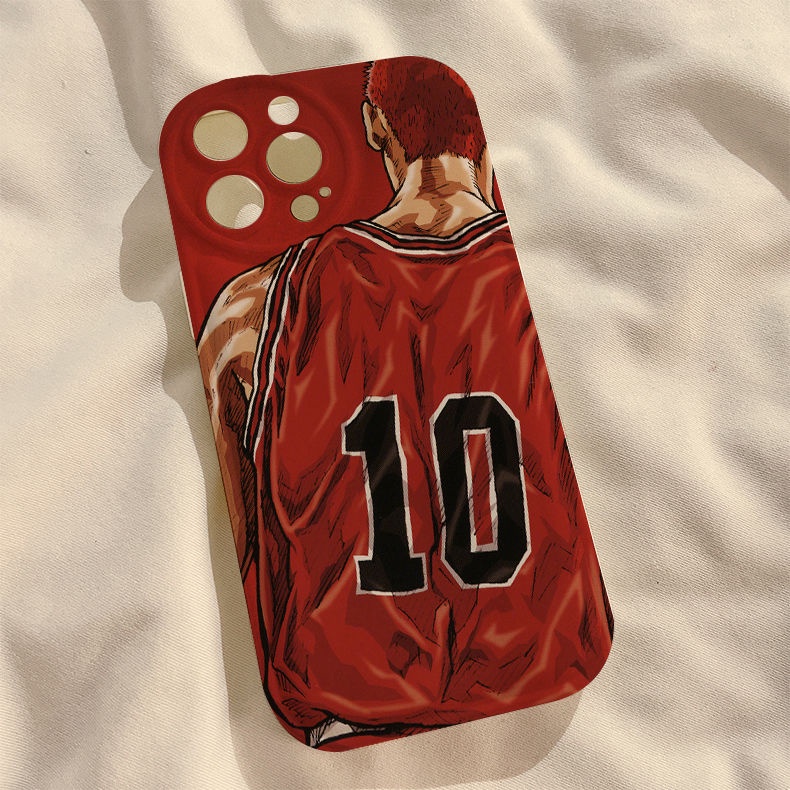 Ốp Điện Thoại Hình Slam Dunk Jersey Cho Iphone 11promax 13promax xsmax 12pro 11 x xr xsmax 6 7 8plus 12 13