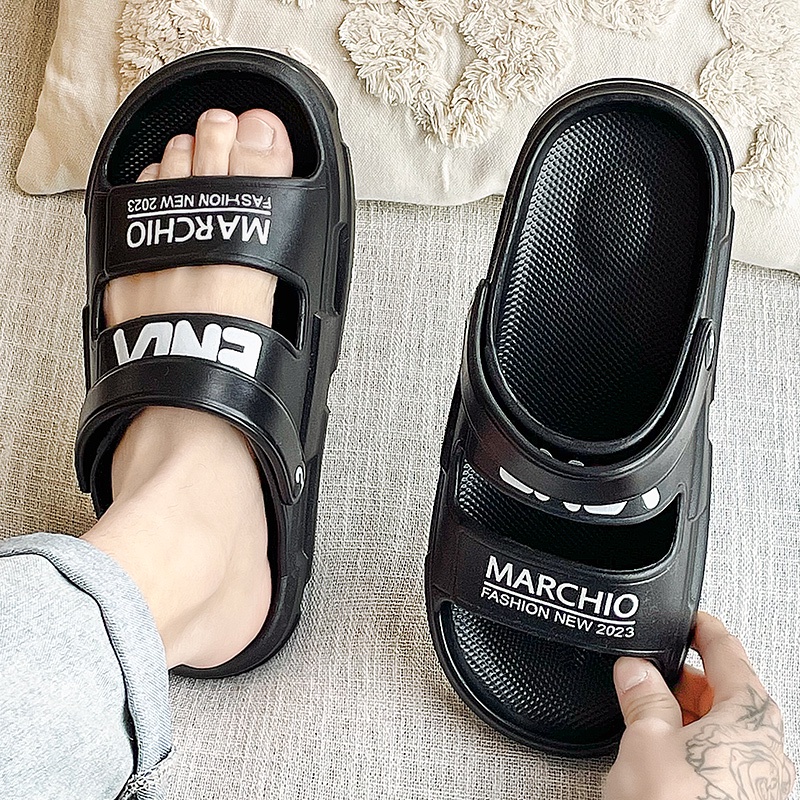 Giày Sandal Đế Dày Siêu Nhẹ Thoáng Khí Phong Cách Mới 2023 Cho Nam