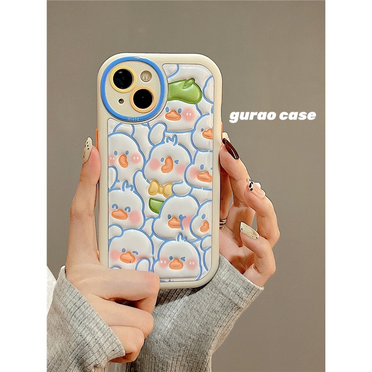 Ốp iphone Chú chó con dễ thương bằng laser cực quang Gurao phù hợp với vỏ điện thoại di động Apple 14 iPhone 13promax mớ