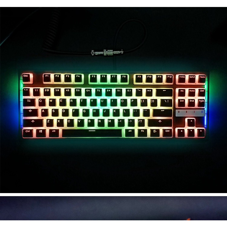 Bàn Phím Cơ 61 / 68 / 75 / 87 / 96 / 98 / 100 / 104 Chất Liệu Da Hình Cá Mập