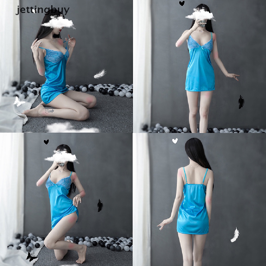 Đồ ngủ JETTING phối ren phong cách Âu Mỹ gợi cảm cho nữ