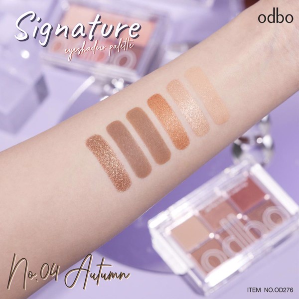 Bảng Phấn Mắt 6 Ô Odbo Signature Eyeshadow Palette OD276 - ODBO.STORE