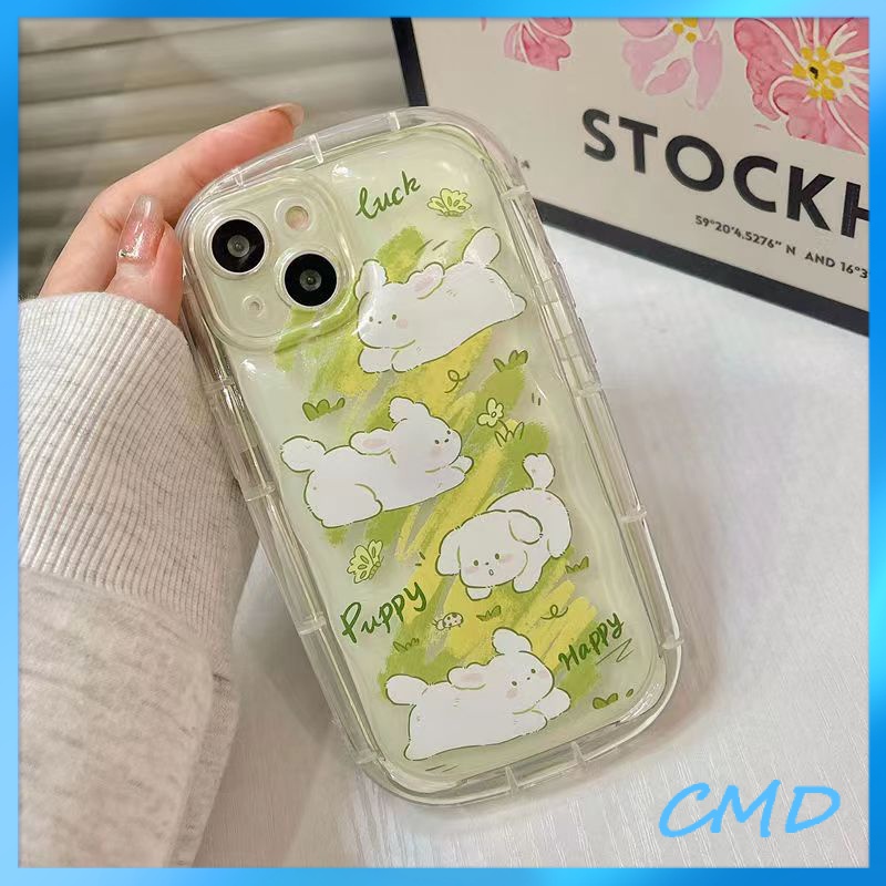 ốp lưng iphone Điện Thoại xà phòng thỏ phong cách ins, túi khí trong suốt, vỏ mềm Cho Iphone 6 / 6S / 6splus / se / 7 / 7plus / 8 / 8plus / X / xs / xsmax / 11 / 12 / 13 / 14 / plus / pro / pro max-407