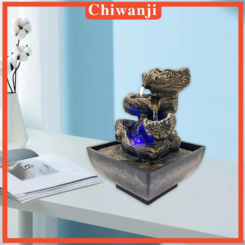 Đài Phun Nước Để Bàn Có Đèn LED Độc Đáo