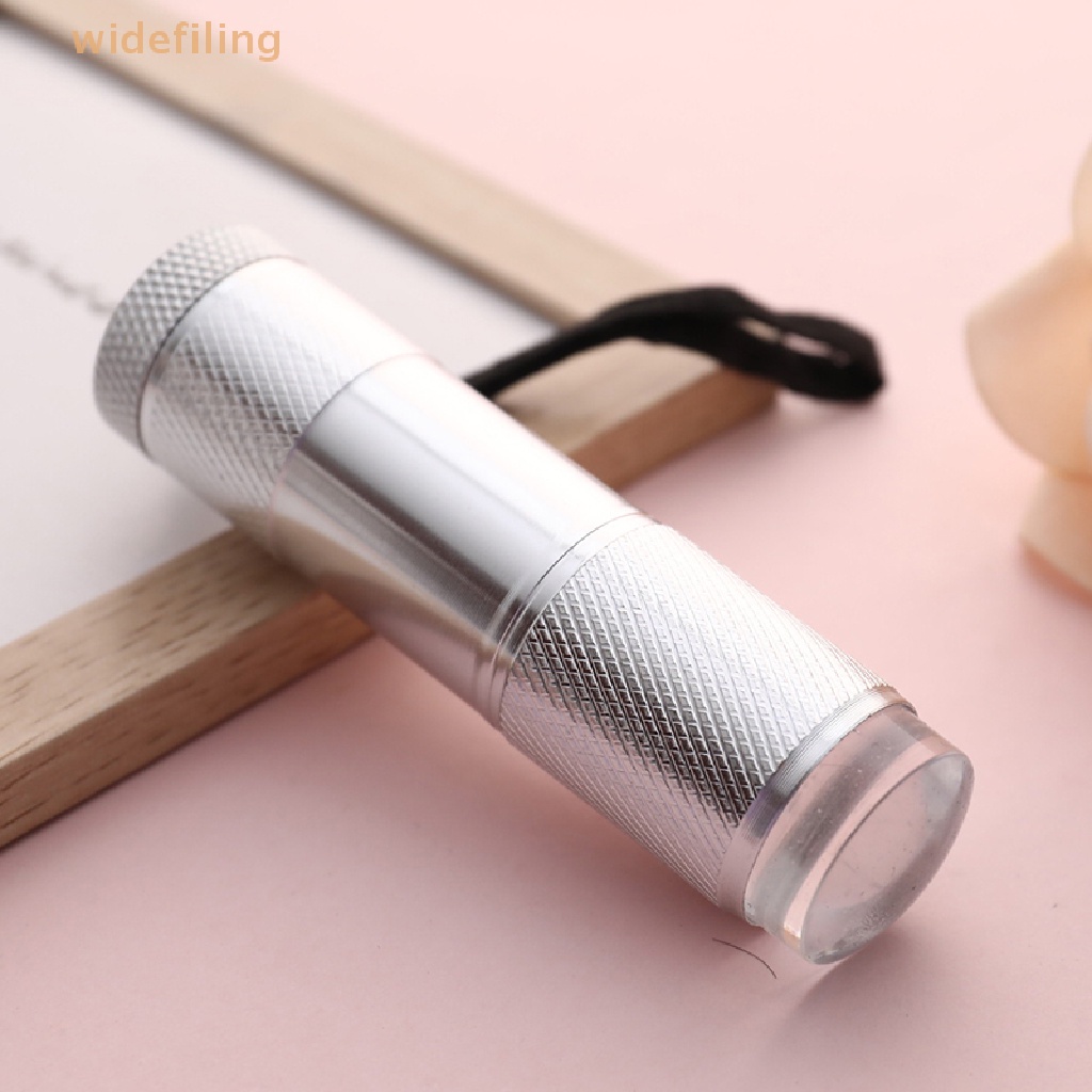 Đèn LED UV Mini Cầm Tay Bằng Silicone Kèm Dụng Cụ Đóng Dấu Tiện Dụng