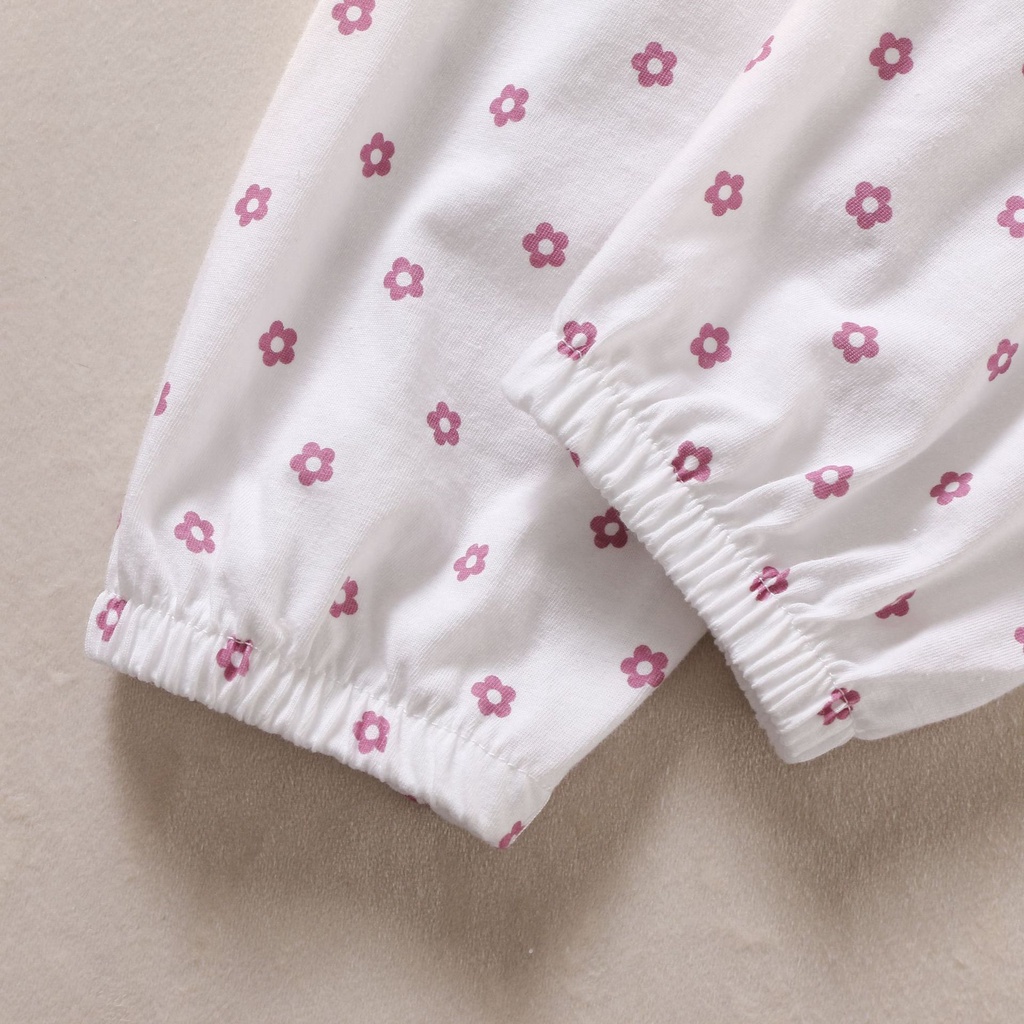 Quần Cotton Chống Muỗi Dáng Rộng Thời Trang Mùa Hè Dành Cho Bé 0-6 Tuổi