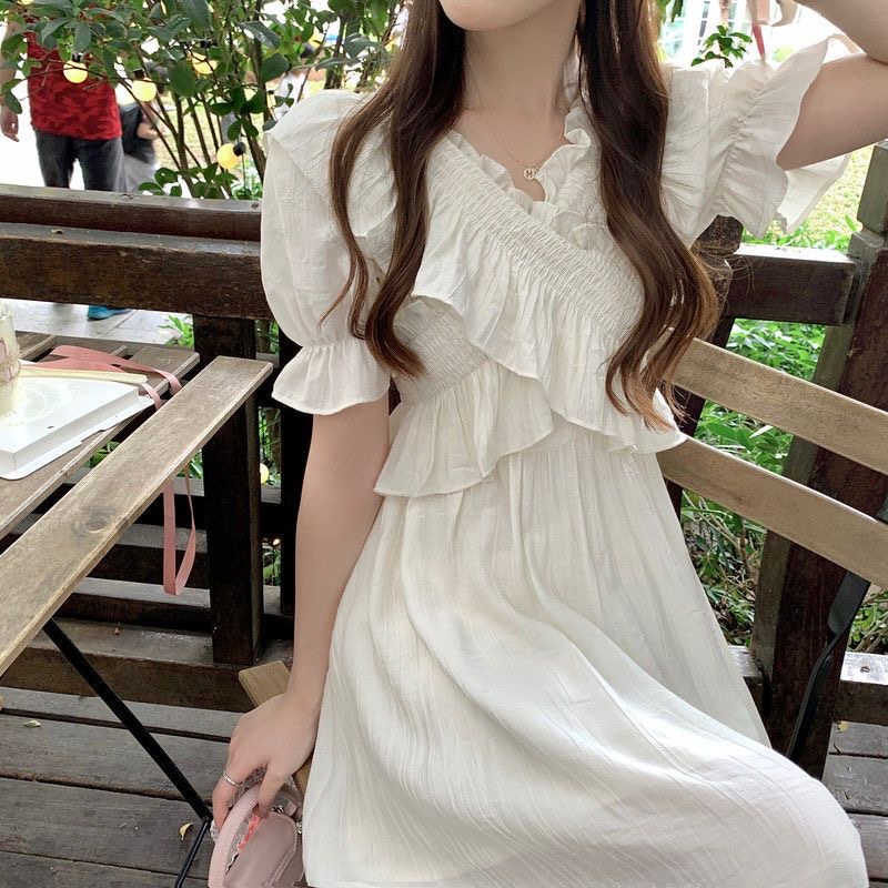 Đầm nữ NZN lưng cao phong cách Pháp thời trang