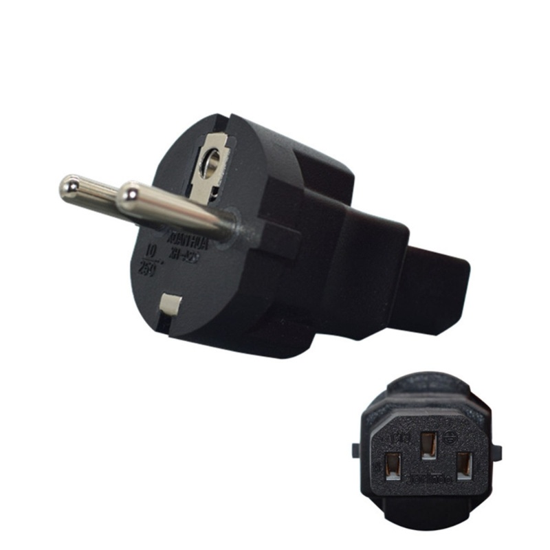 Bộ Chuyển Đổi Nguồn Điện UK / EU / AU Sang IEC C13 IEC 320 C13 AC