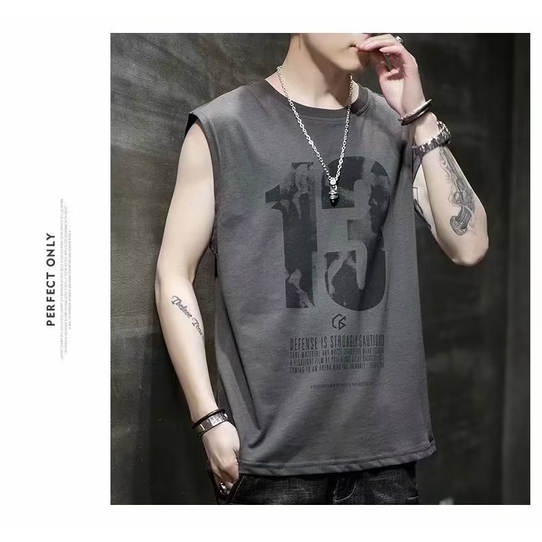 Áo Thun Ba Lỗ In Hình Thời Trang Nam Tính