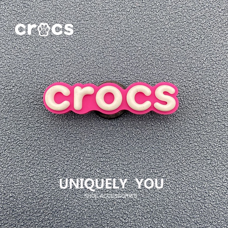 CROCS Logo Chữ Cái Tiếng Anh jibbitz Trang Trí Trên Cùng