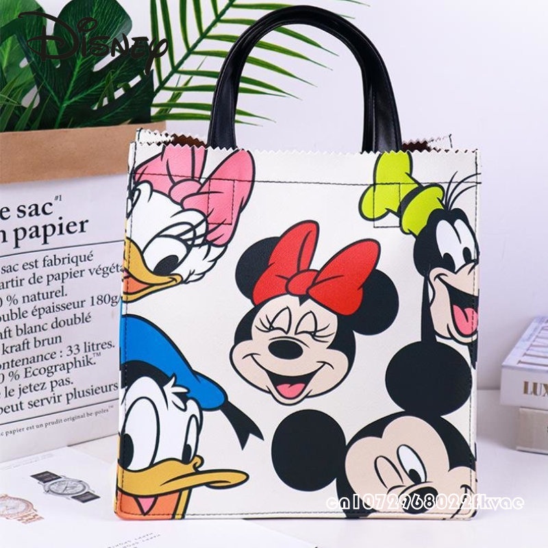 Túi Xách Cỡ Lớn In Hình Chuột Mickey Disney Dễ Thương Cho Nữ