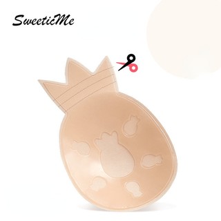 SweeticMe Nữ Tự Dính Đẩy Lên Vô Hình Dứa Áo Ngực Tái Sử Dụng Miếng Dán Ngực Nâng Silicon