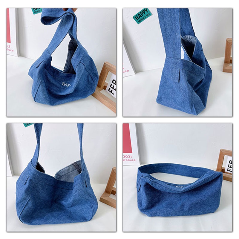 Bololo Túi Xách Vải Canvas Cotton In Họa Tiết Kiểu Hàn Quốc Dễ Thương Cho Bé