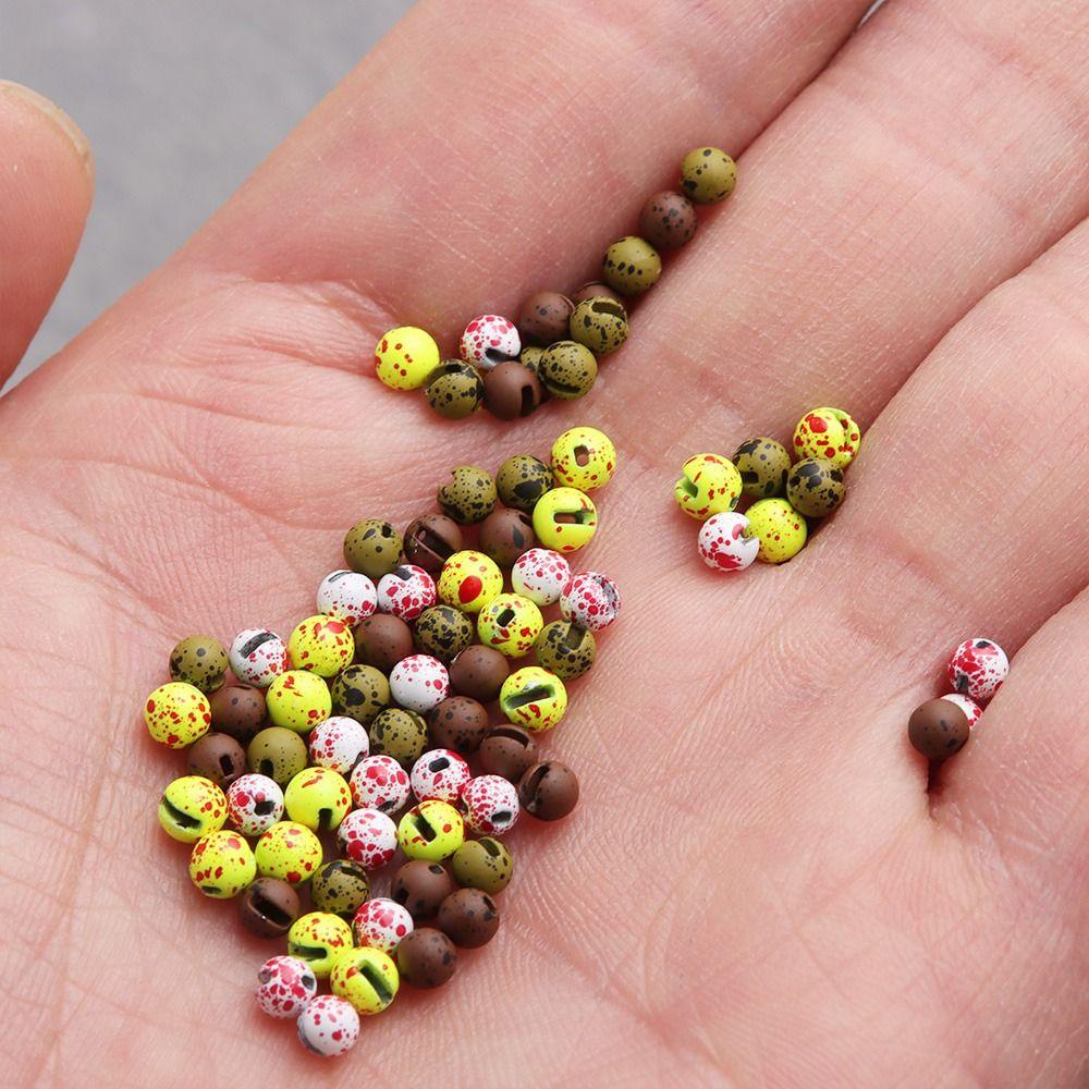 MUVAKO 20Pcs/lot Tungsten Beads Durable 2.5mm/3.0mm/3.5mm/4.0mm Nice-Designed High Quality Slotted Bead