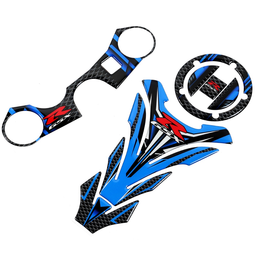 Miếng Dán Trang Trí Bình Xăng Chống Trượt Chống Nước Hình Xương Cá Cho Suzuki GSX250R / GSX