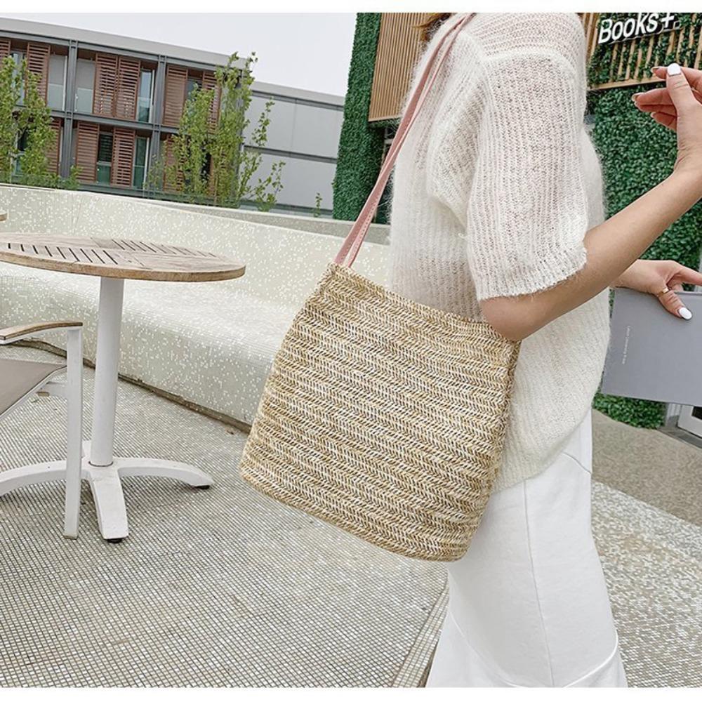 Túi Xách Đan Rơm Thời Trang Hè Cho Nữ MIHAN1