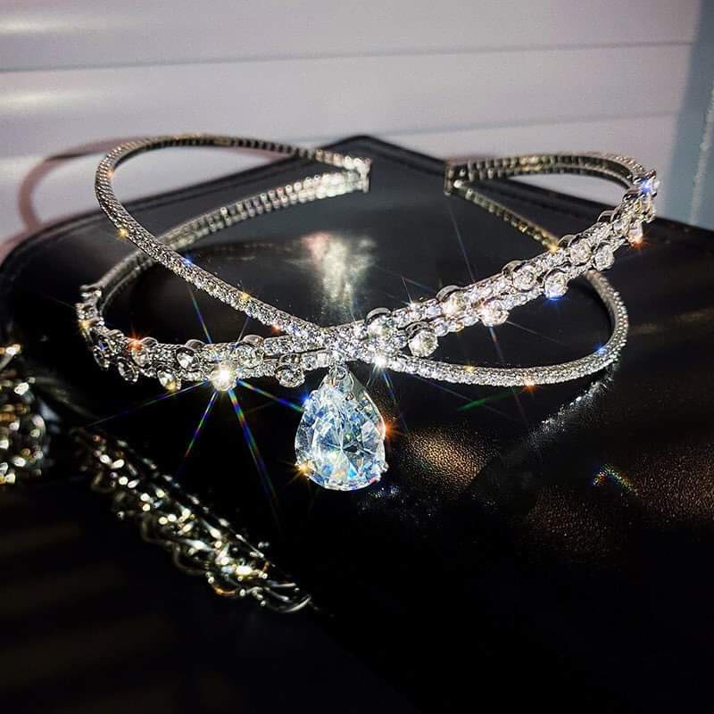 Vòng cổ Choker đính cườm cao cấp D94 MPCS111