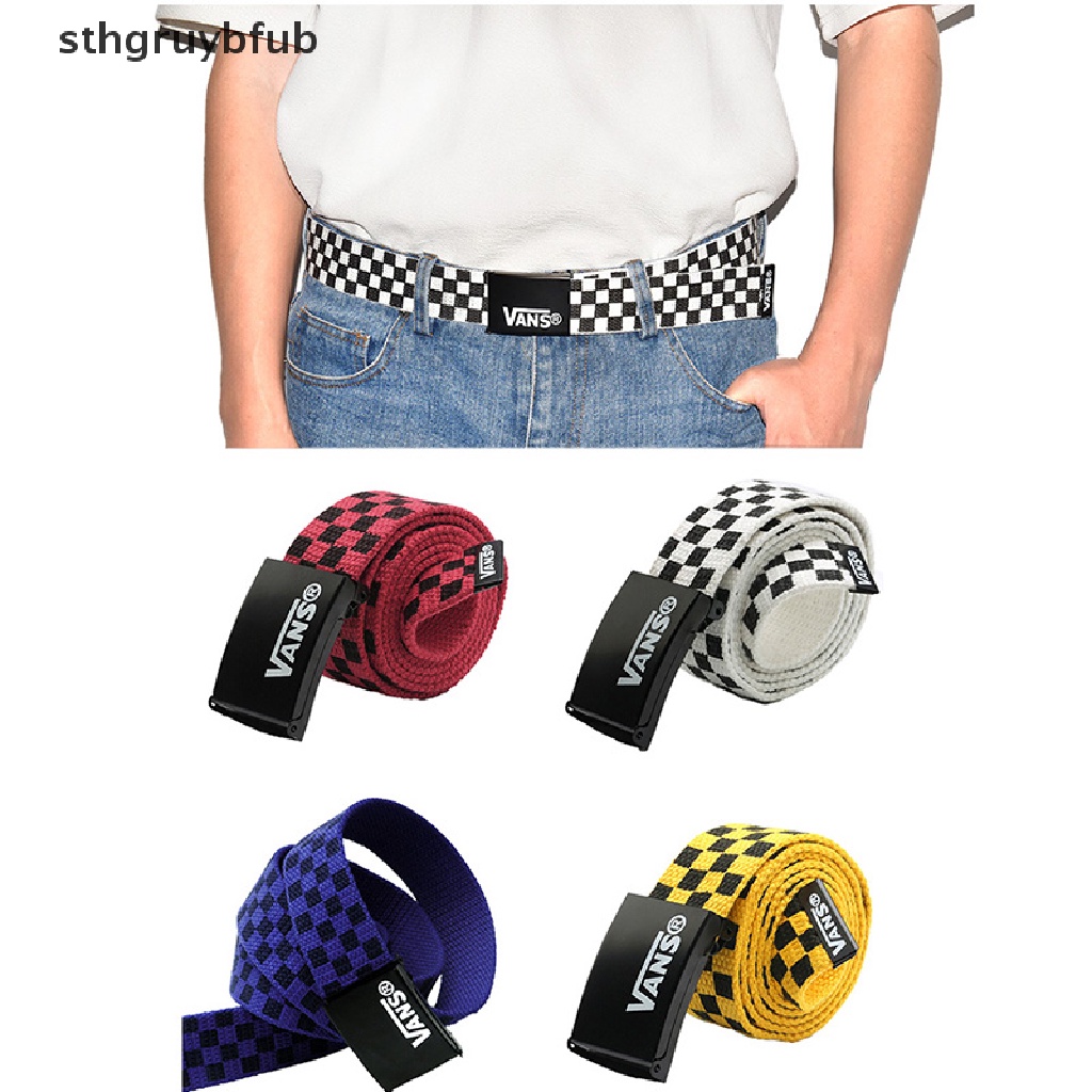 Thắt Lưng Vải canvas In Chữ STHB VANS Thời Trang Cho Nam Và Nữ
