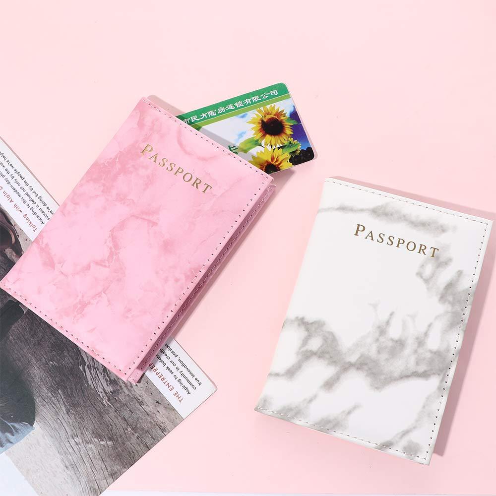 FALLFORBEAUTY Ví Da PU Đựng Hộ Chiếu Và Thẻ Tín Dụng Tiện Lợi Ốp