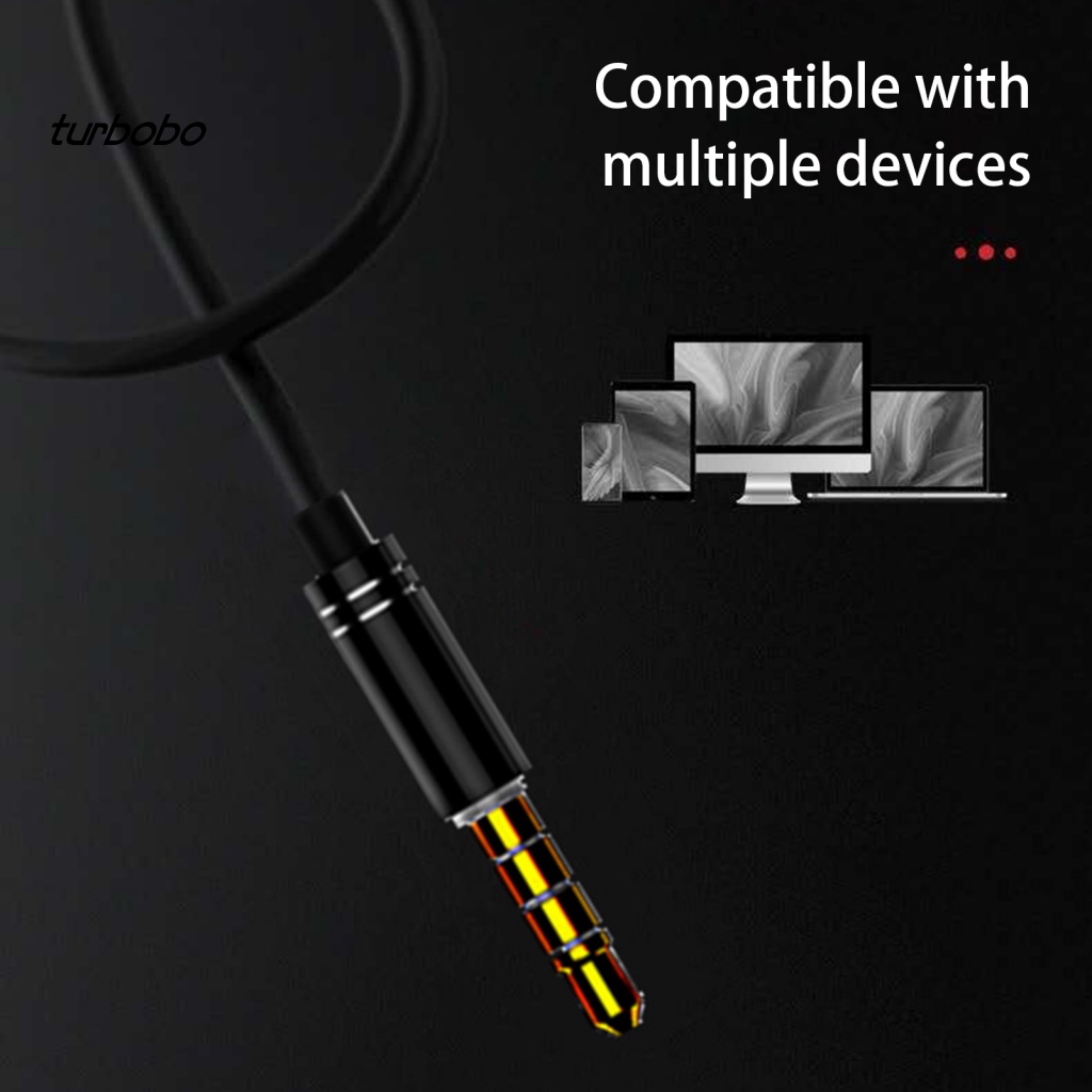 Tai Nghe Nhét Tai Thể Thao turbobo 20-200Hz Có Dây Chống Rơi