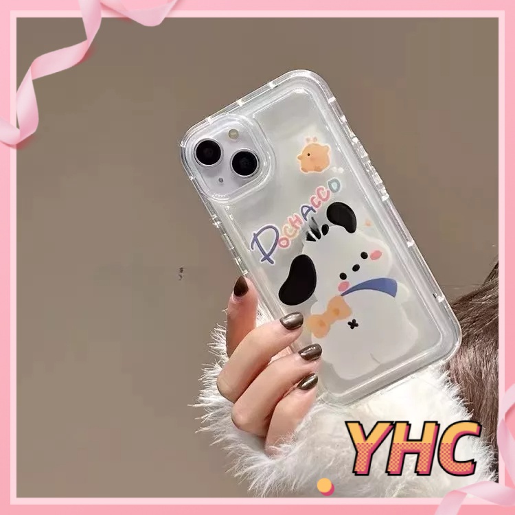 Ốp Lưng Phone Phim hoạt hình Pacha Dog Vinnie Bear giảm xóc TPU trong suốt vỏ túi khí Cho iphone 6 / 6s / 6splus / se / 7 / 7plus / 8 / 8plus / x / xs / xsmax / 11 / 12 / 13 / 14 / plus / pro / pro max-703
