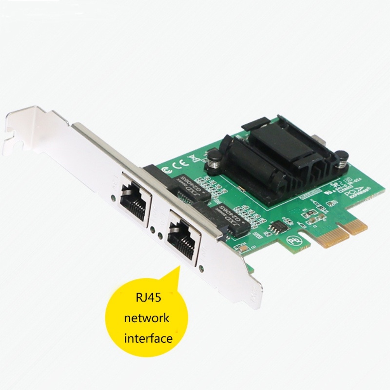 Card Mạng 2 Cổng PCI-E X1 RJ45 PCI-Express X4