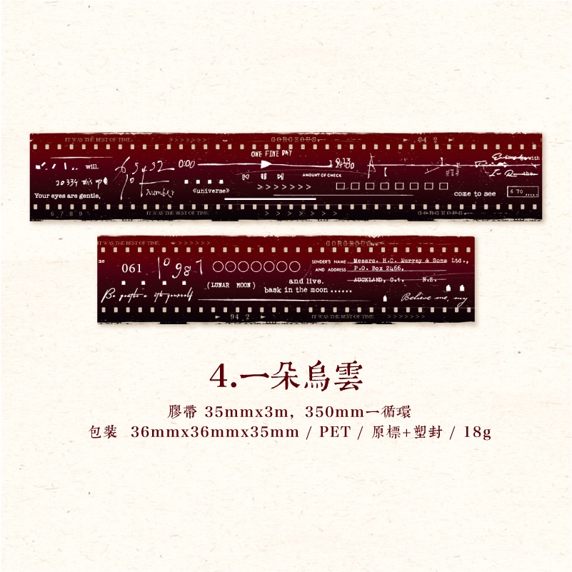 Cuộn Băng Keo Dán Trang Trí Sổ Tay Phong Cách Retro