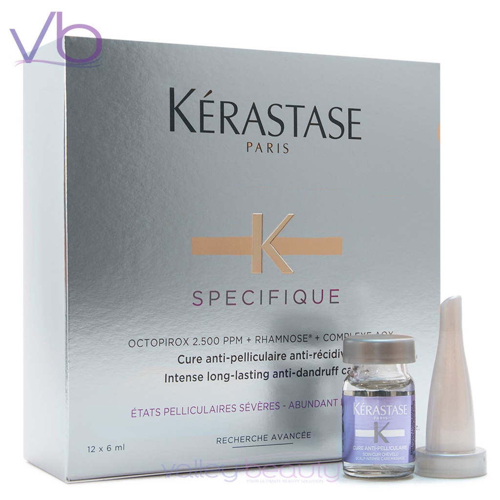 Serum giúp cải thiện tình trạng nhiều gàu dành cho da đầu Kerastase Specifique Cure Anti-Pelliculaire 12x6ml