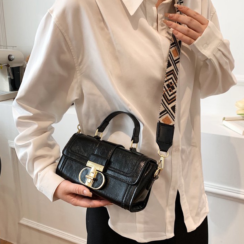 Túi Đeo Vai Dây Bản Rộng Phong Cách Hàn Quốc Thời Trang Cao Cấp Cho Nữ