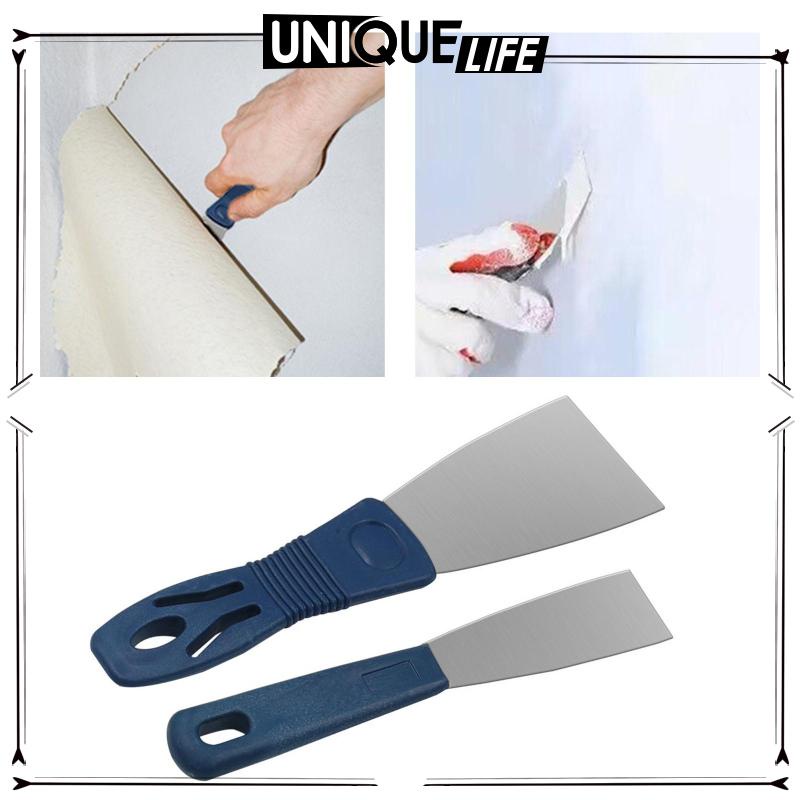 2Pcs Putty Set High Carbon Steel 1 in and 2 in for Removing Wallpaper