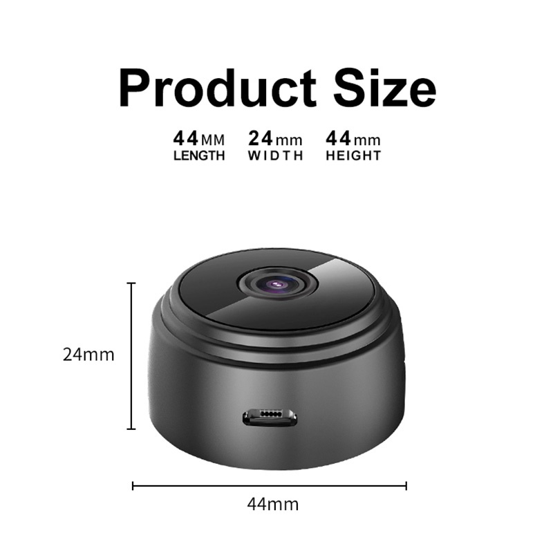 Máy Quay An Ninh Aubess A9 Mini 1080P HD IP Không Dây Kết Nối Wifi