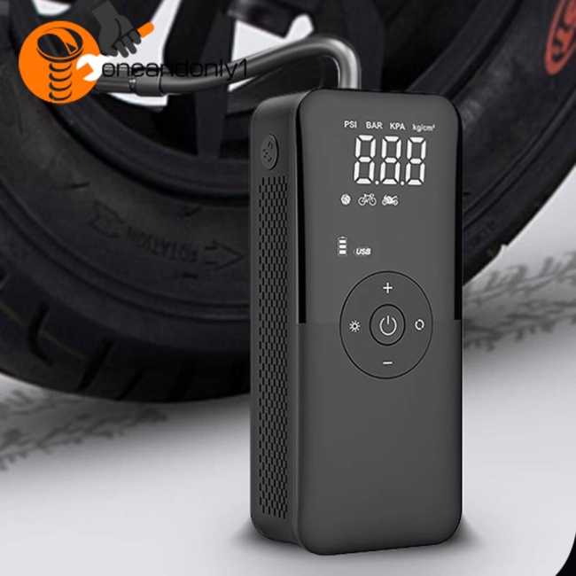 Máy Bơm Hơi Lốp Xe Kỹ Thuật Số Mini Không Dây Đa Năng