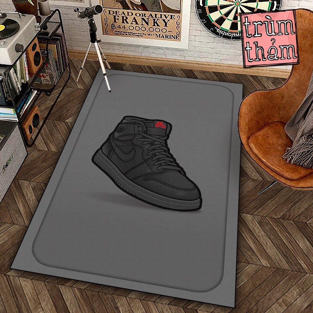 Thảm Trang Trí Nik3 Air Jord4N Giày Thể Thao Sneaker Decor Phòng Ngủ Phòng Khách Văn Phòng