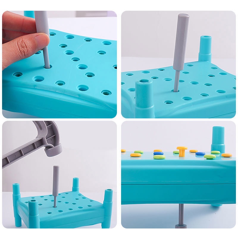 Bololo Đồ Chơi Gõ Móng Tay Bằng Gỗ Linh Hoạt Cho Bé