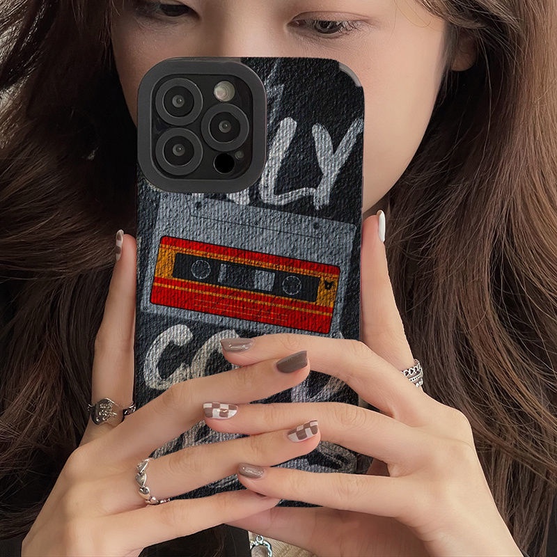 Ốp điện thoại mềm graffiti kiểu Âu Mỹ thích hợp cho iPhone 7 Plus 8 Plus X XS XR XS Max 11 13 12 14 Pro Max 14 Plus